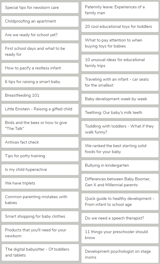 Case study cards