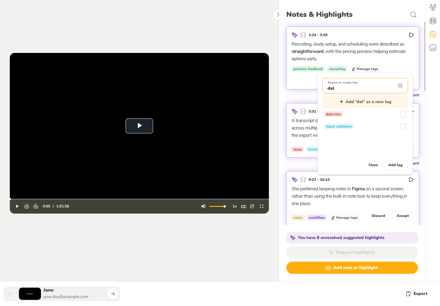 Add tags