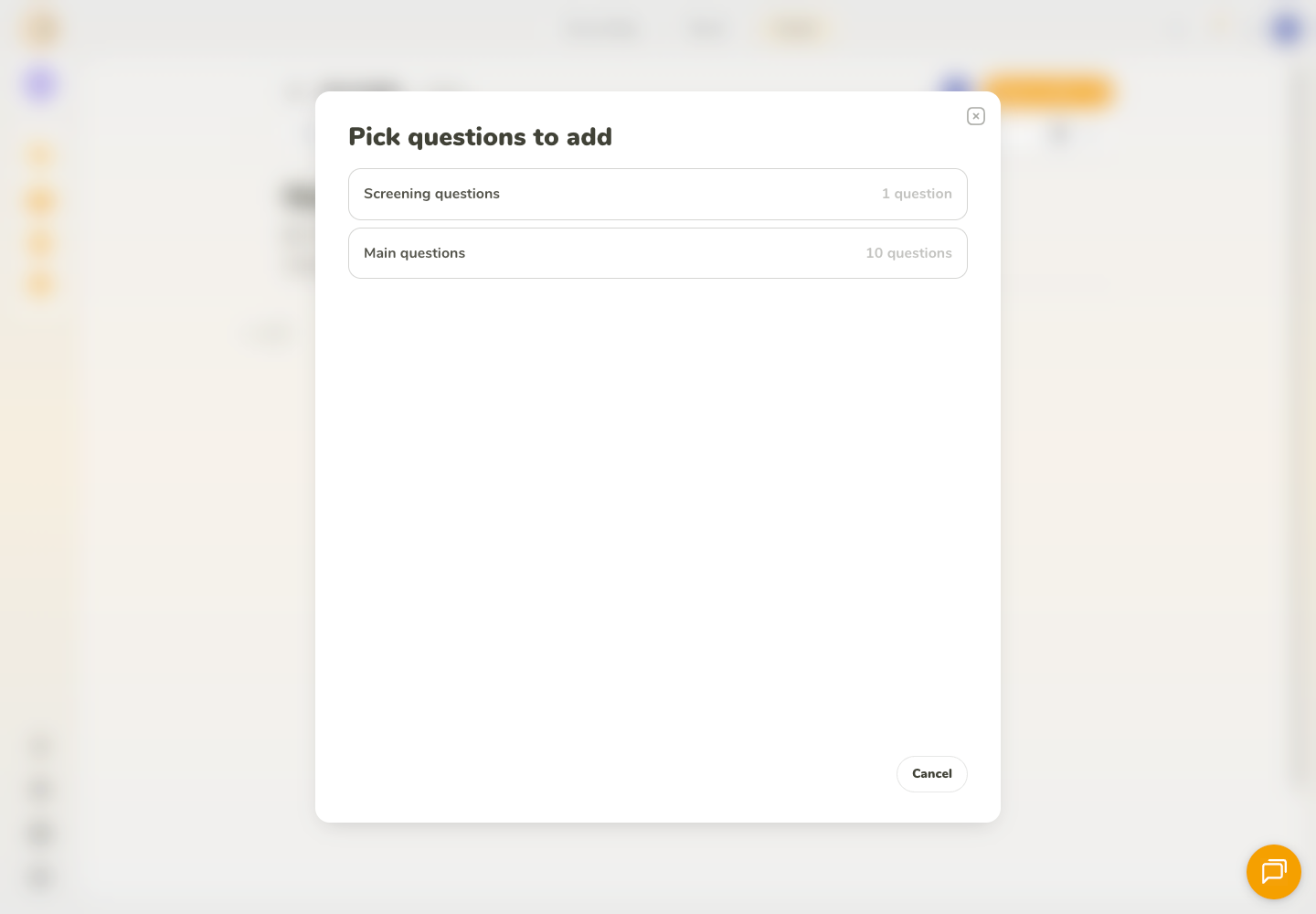 Question type