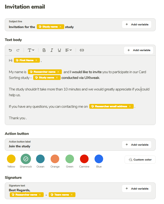 Recruit your respondents