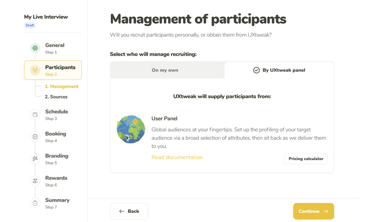 Plan your availability and assign roles