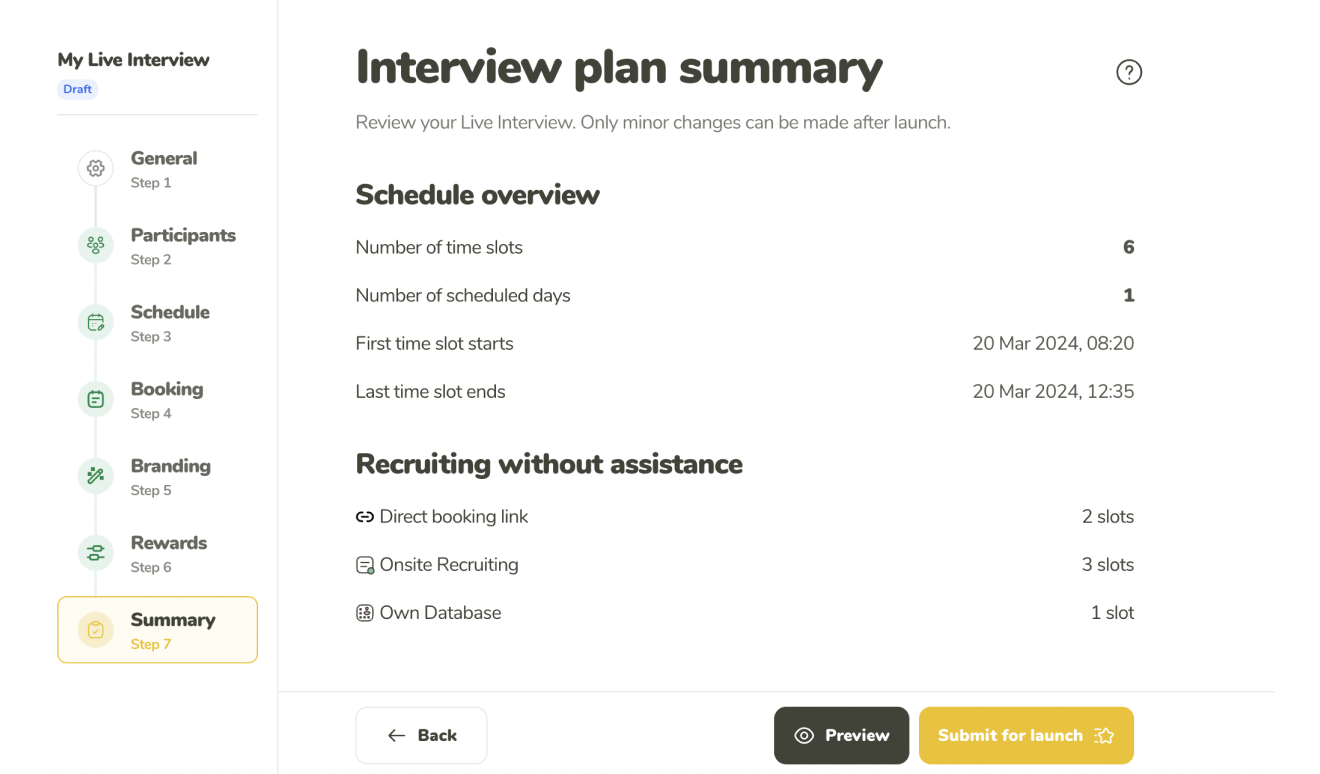 Plan your availability and assign roles