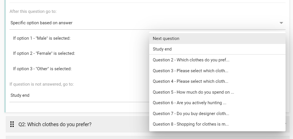 Set up your Survey