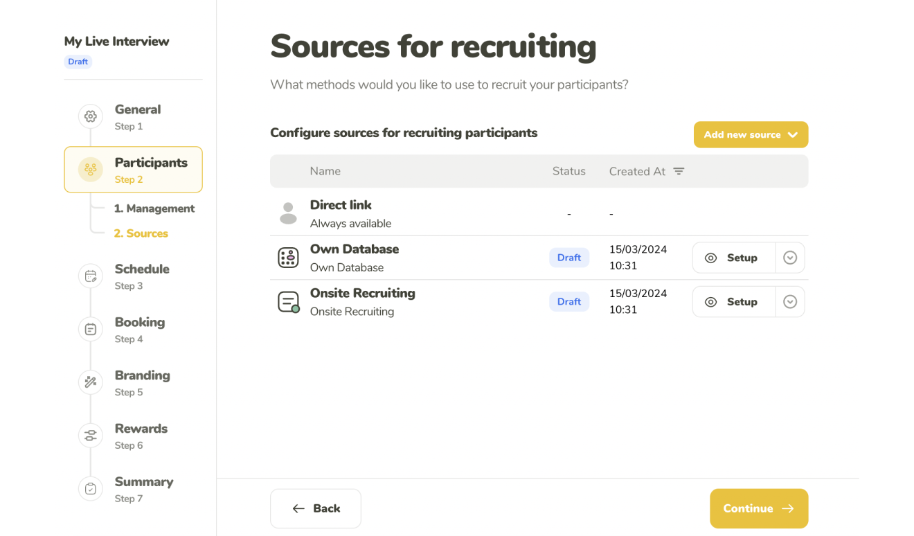 Plan your availability and assign roles