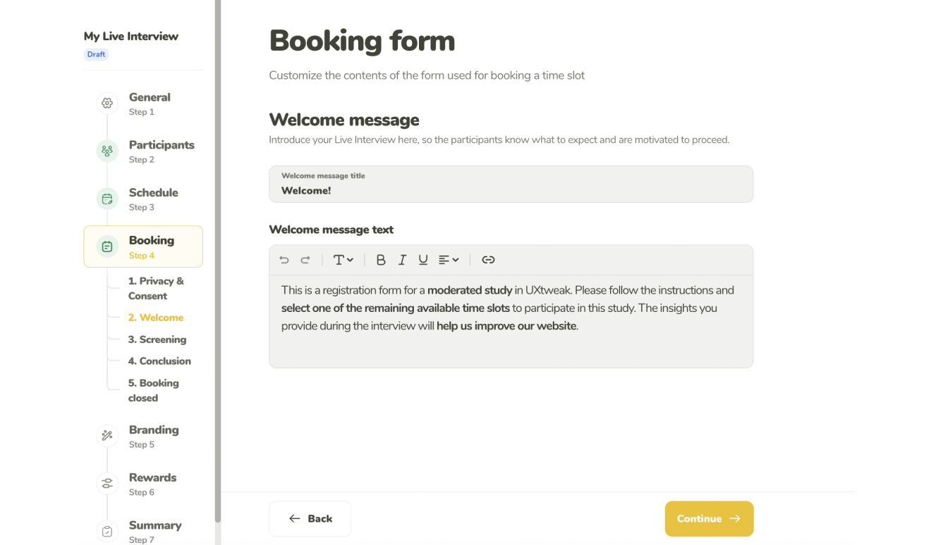 Plan your availability and assign roles