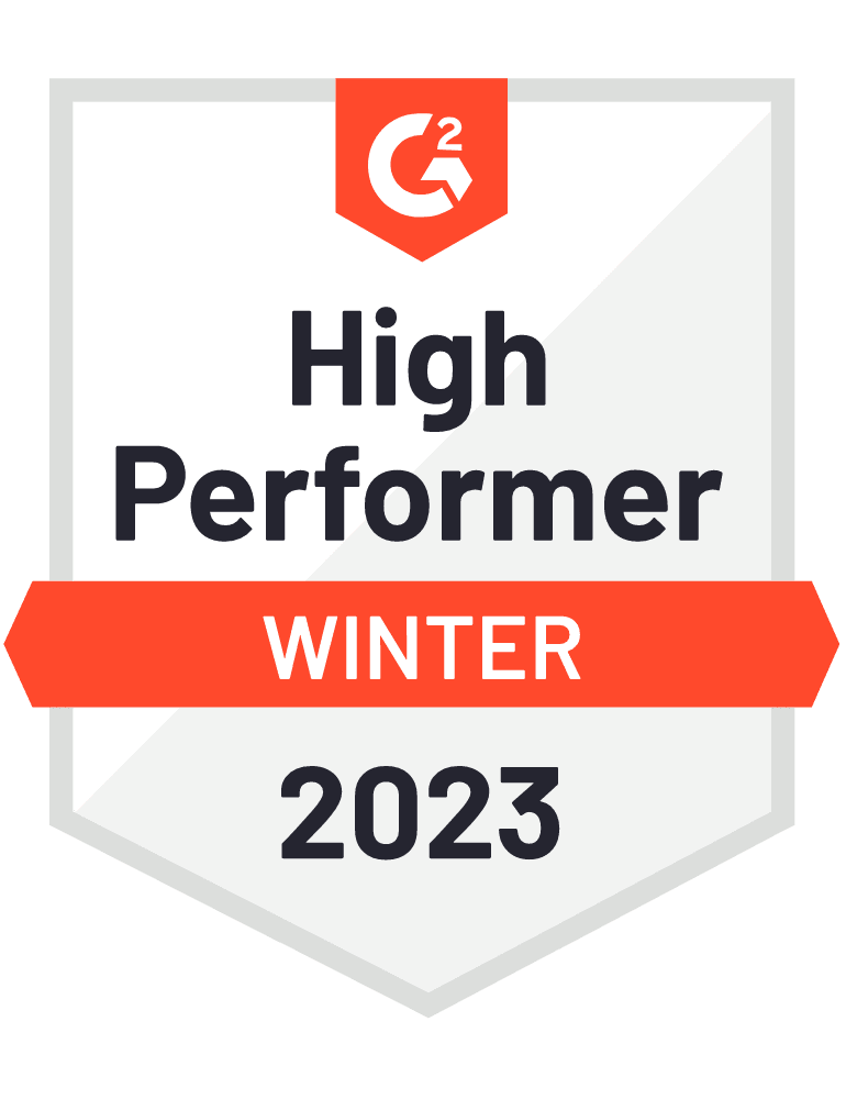 High Performer for User Research on G2