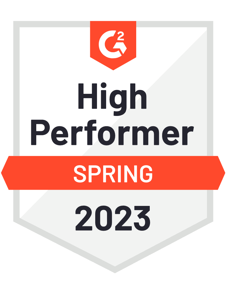 High Performer for User Research on G2