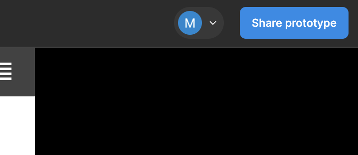 Share button in Figma