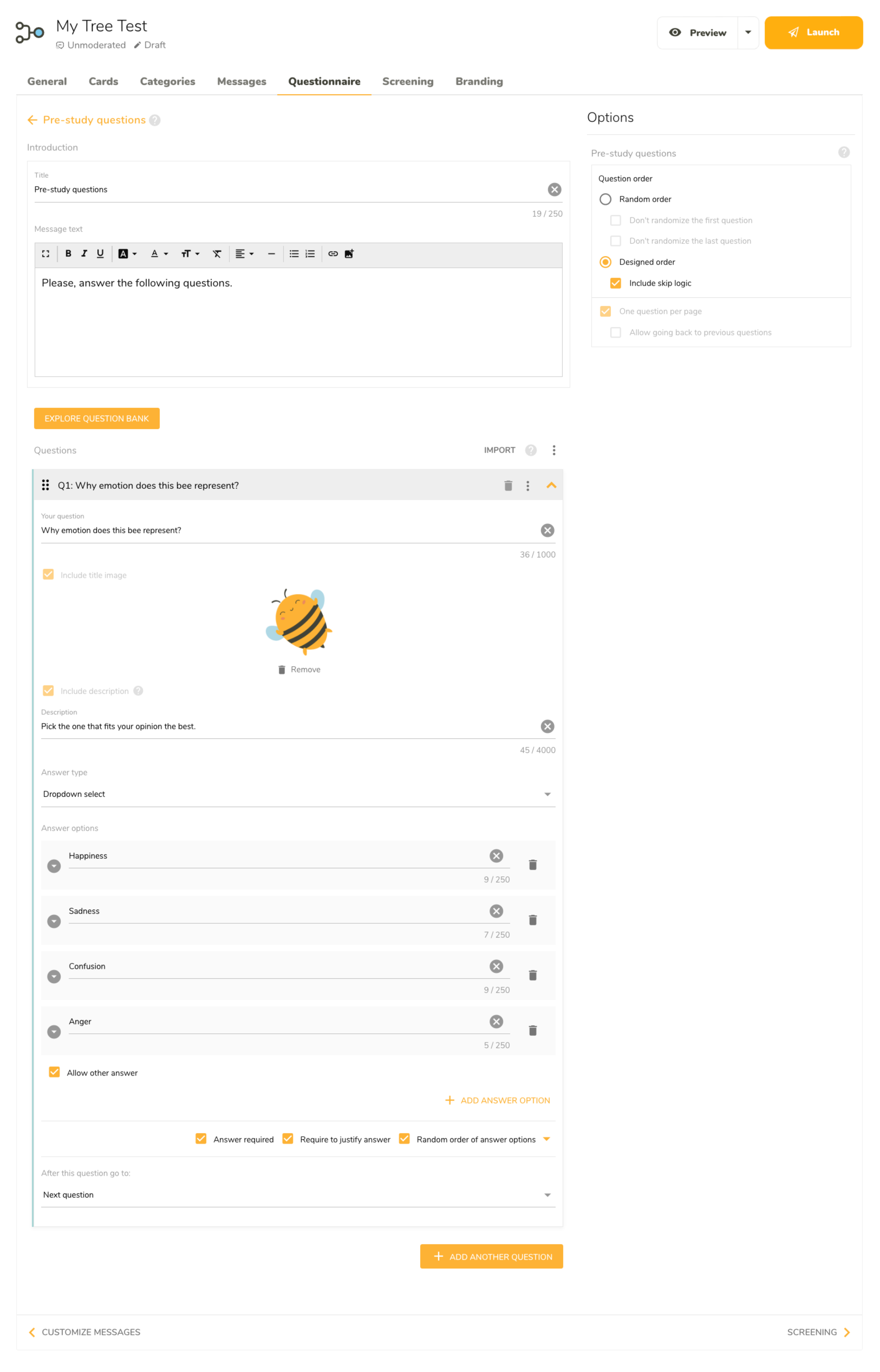 Write your questions