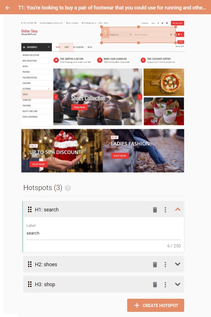 Hotspot editor