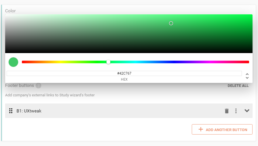 Use custom colors