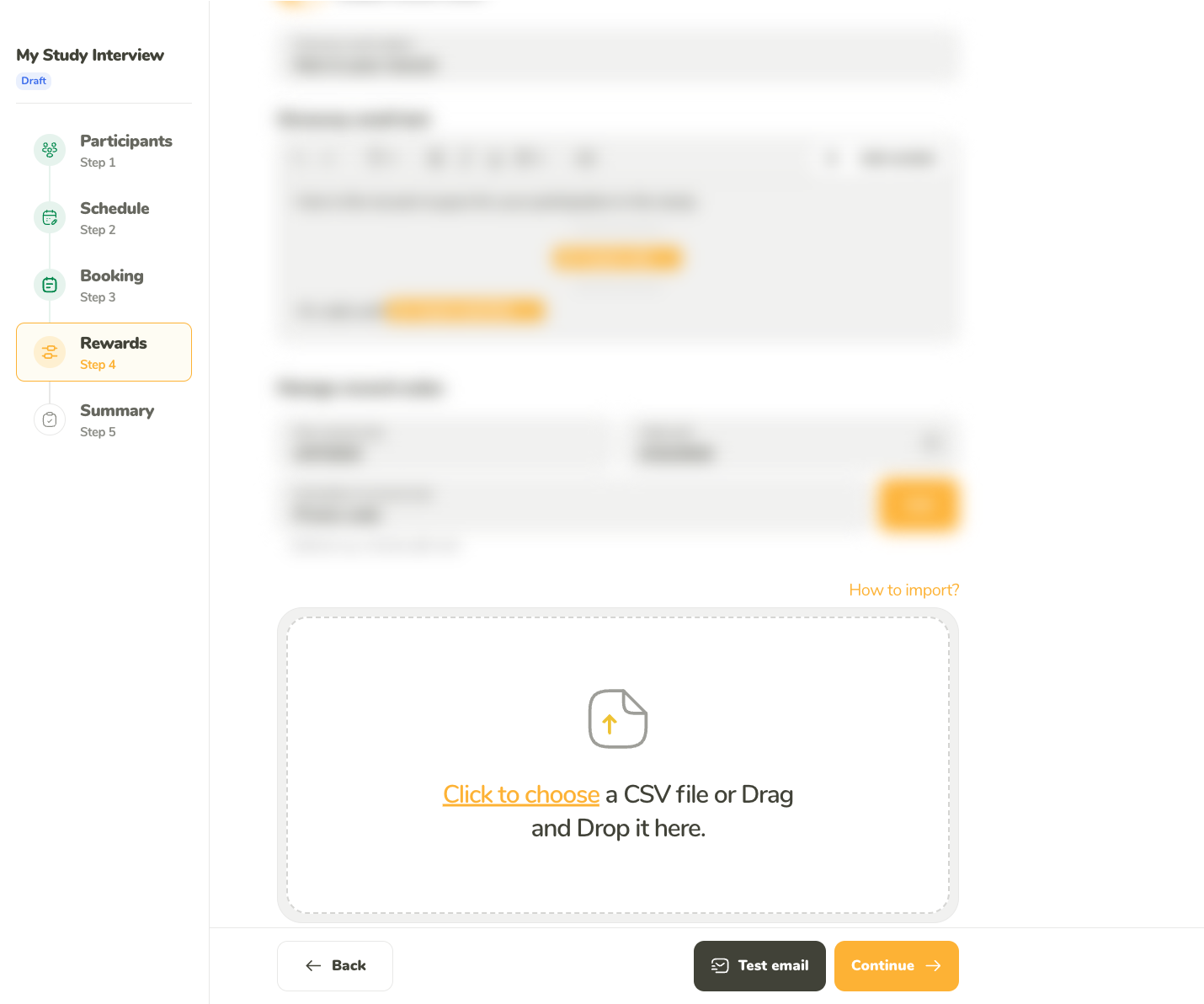 CSV import of coupons