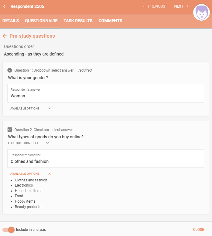 Questionnaire