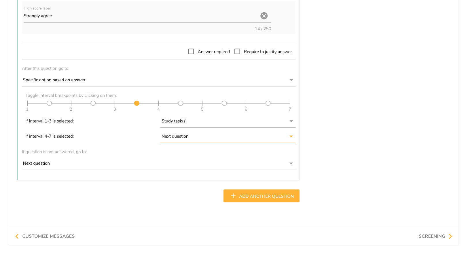 Defining Likert scale intervals