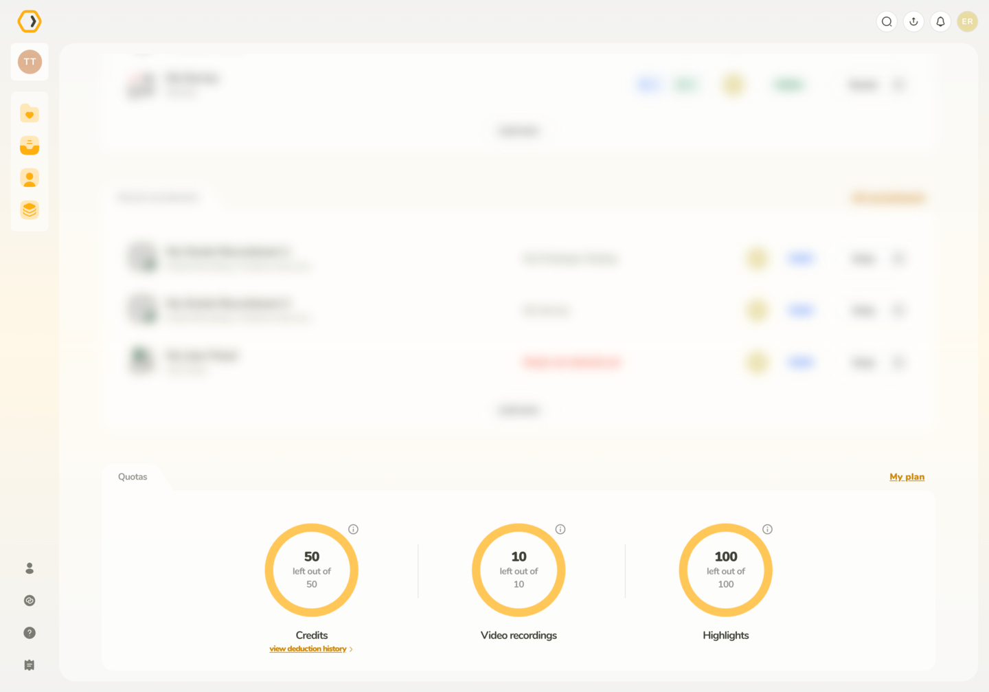 Quota overview