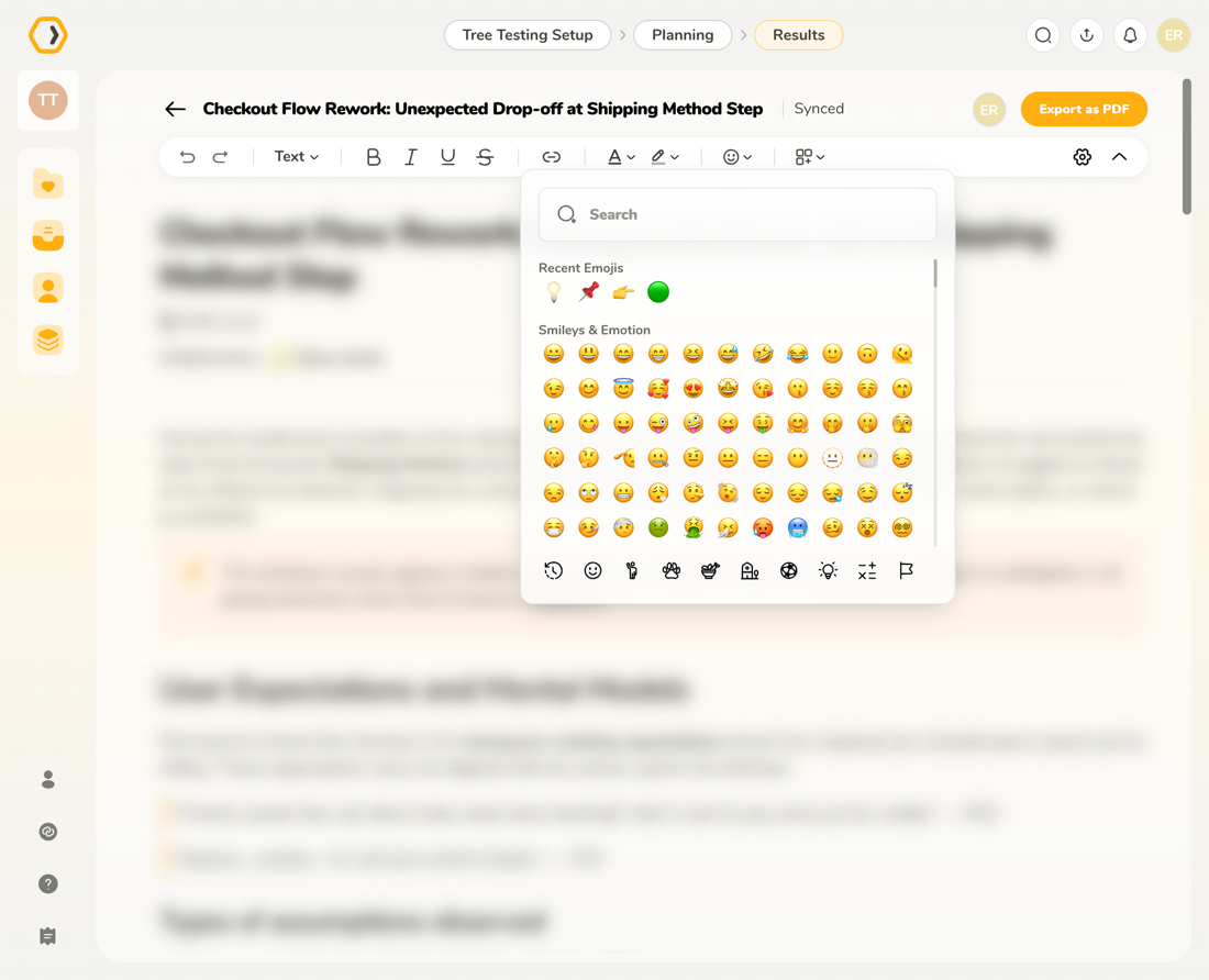 Emoji picker