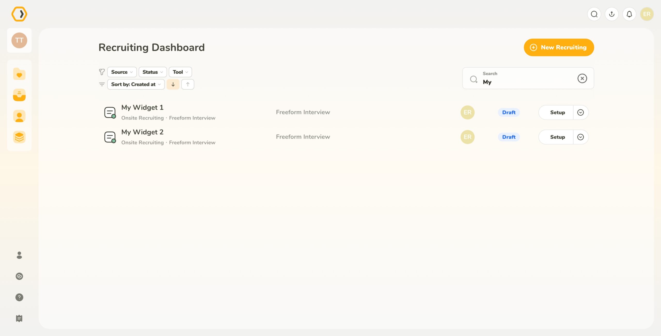 Recruitment search
