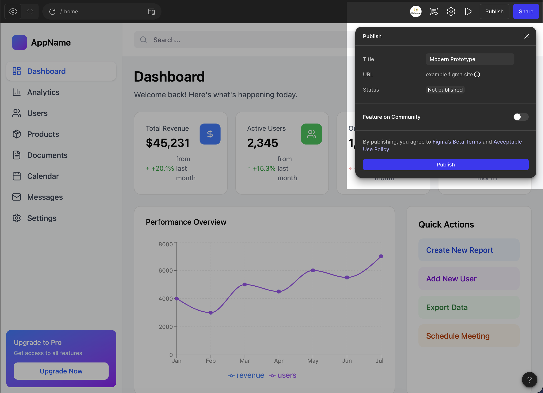 Publish your Figma Make prototype